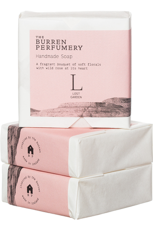 This soap's scent is a fragrant bouquet of soft florals with wild rose at its heart.