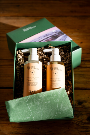 Burren Perfumery Woodland Body Lotion and Castile Soap Set