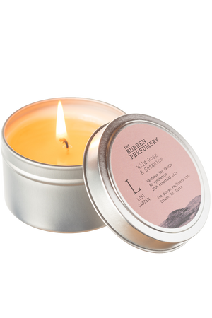 Burren Perfumery Wild Rose and Geranium Essential Oil Scented Soy Candle